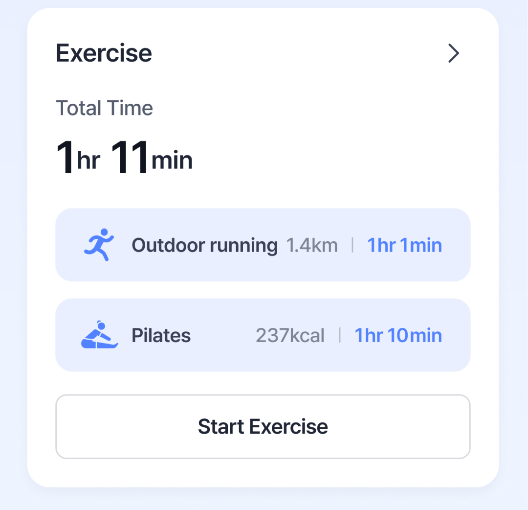Exercise Log